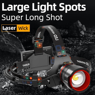 Charging Outdoor Night Fishing Light,Camping Mountaineering Emergency Light,Induction Stretch Zoom Warning Light,Strong_voghion.com