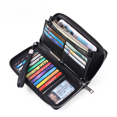 Women's Wallet, Men's Wallet, Rfid Anti-theft Brush, Pu Women's Wallet, Large-capacity Long Women's Multi-slot Wallet_voghion.com