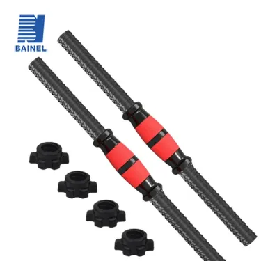 2pcs Umbbell Durable Prime Barbell Handle Dumbbell Bars for Workout Gym Weightlifting Training_voghion.com