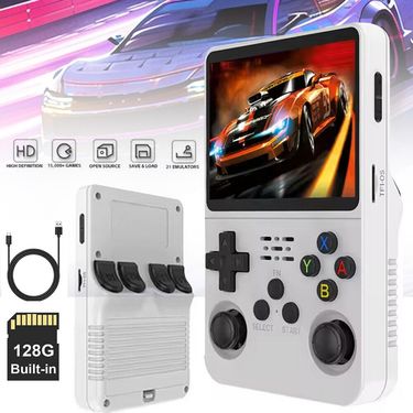 R36S Retro Handheld Video Game Console 3.5 Inch IPS Screen Portable 32GB 128GB_voghion.com