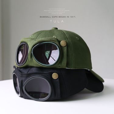 Pilot hat tide ins personalized glasses duck tongue hat men sunglasses sunshade summer hundred with_voghion.com