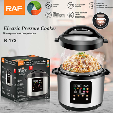 RAF EU Standard Multi-Function Soup Pot Open Lid Electric Home Use Juice Collection Can Schedule Rice Pressure Cooker_voghion.com