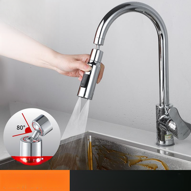Kitchen Extender Pressure-Boosting Scraper Anti-Splash Faucet Universal Rotating Extended Nozzle Tool_voghion.com