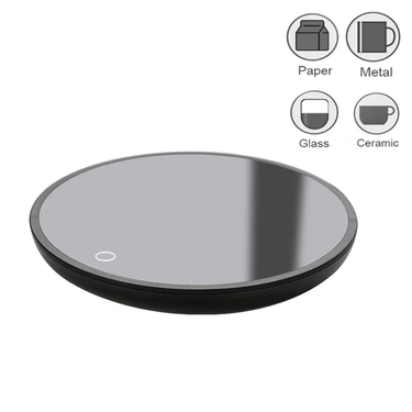 DC 5V USB Coffee Mug Cup Warmer Milk Tea Water Cup Heating Electric Touch Pad Temperature Adjustable Hot Tea Maker Heater Warmer_voghion.com