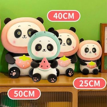 Toy Plush Panda Fruit Stuffed Animal Doll For Childrens Gift Birthday_voghion.com