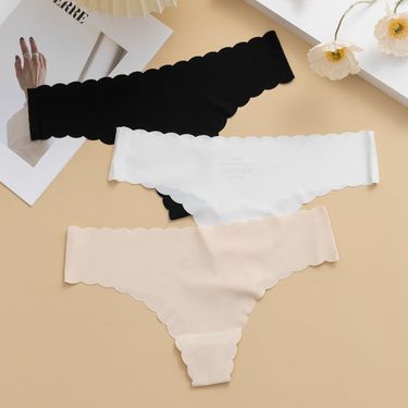 Women's Underwear 3-Pack: Breathable Ice Silk Seamless Panties With Cotton Gusset, Low Rise & Comfy_voghion.com