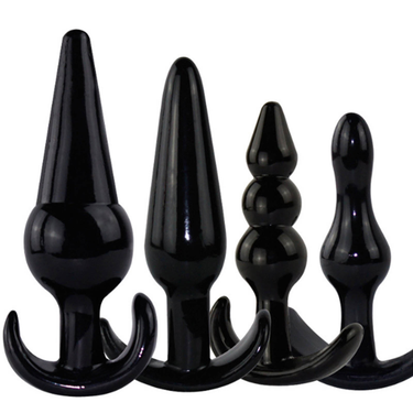 Unisex Soft Silicone Dilator Bead Expansion Stimulator Anal Plug Adult Sex Toy_voghion.com