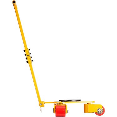 VEVOR Machinery Skate Dolly, 6614 LBS/3T Industrial Machinery Mover with Handle, Carbon Steel Machinery Moving Skate with 3 360° Swivel PU Wheels, 360_voghion.com