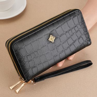 Purse Wallet Clutch Bag Purse Girls Long Double Zipper Money Clip Fashion Large Capacity Delicate Wallet Hold Bag_voghion.com
