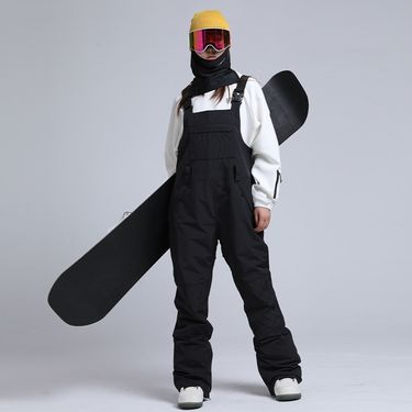 Women's Waterproof Snow Bib Pants – Windproof & Insulated Ski Overalls For Freestyle & Backcountry (20000mm Rating, Adjustable Suspenders)_voghion.com