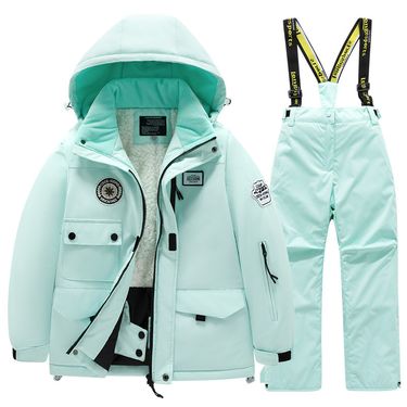 Winter New Children's Suit Set Boys And Windproof Waterproof Jacket Thickened Warm Professional Ski Pants Girls_voghion.com