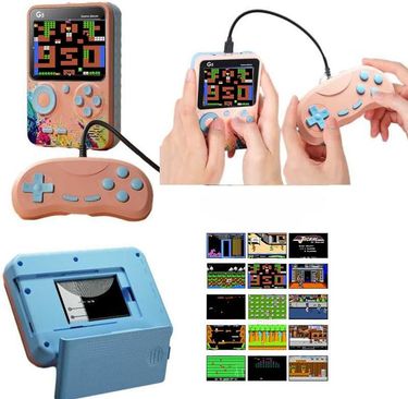 Handheld Game Console, Portable Retro Video Game Console 500 Classic Games_mkmklike.com