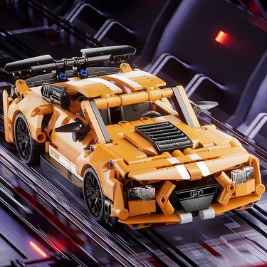 Building Blocks hot selling racing car puzzle high difficulty children's boys pull back car technology parts sports car assembly building blocks toys_voghion.com