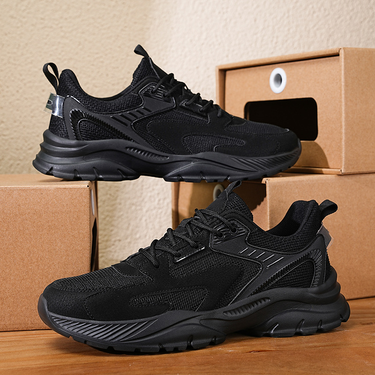 Men's shoes mesh top breathable Dad sports casual shoes_mkmklike.com
