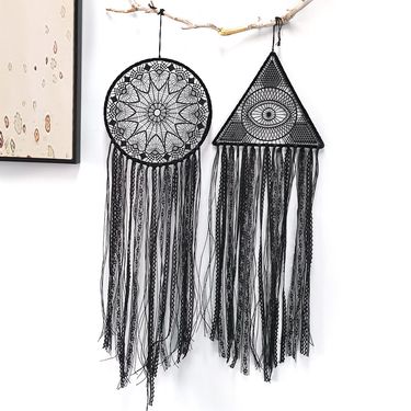 Selling black tassel dream catcher dreamcatcher dream catcher shop dream net wind chime home decorations_voghion.com