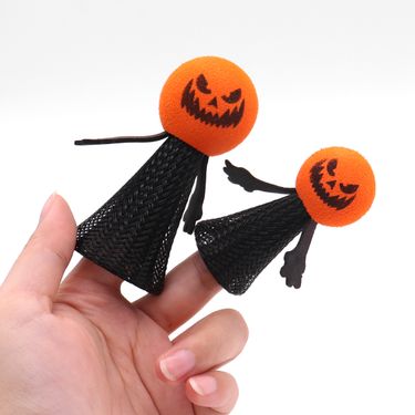 Pet Sleeve Pumpkin Head Elf Toy Boredom Relief Self-Entertainment Teasing Finger Puppet Cat Supplies_voghion.com