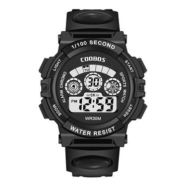 Fashion Children's Watch Multi-functional Calendar Glow-in-the-dark Sports Watch Seven-color Light Waterproof Student Electronic Watch_voghion.com