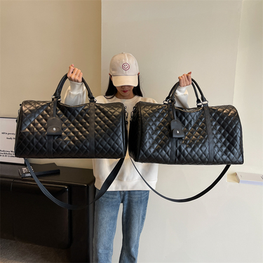 New Men's Business Travel Bag With Large Capacity To Enhance Appearance, Luggage Bag For Women's Storage, Shopping, Sports, And Fitness Bag_viptrois.com