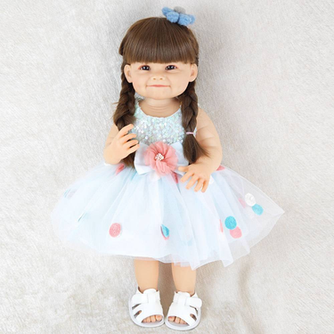 55cm Cute Doll Dress Up Showable Girl Toy Princess Birthday Gift Reborn Doll Realistic Doll_voghion.com