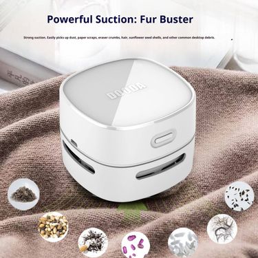 Handheld Cordless Mini Vacuum Cleaner – 10KPA Suction, USB Rechargeable, Compact (6 Colors, Cyclone Dust Collection, 0.75W Low Power)_voghion.com