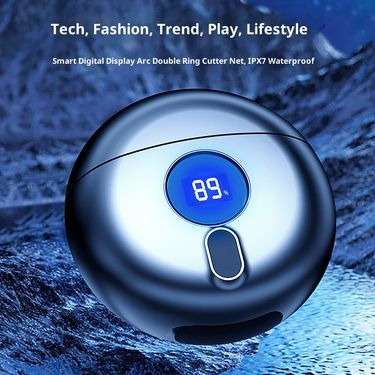 Dual-Blade Travel Shaver - Ultra-Quiet 36dB Waterproof Electric Razor For Men, Rechargeable With 60+ Mins Runtime, Floating Heads_voghion.com