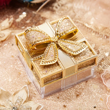 Bowknot Silky Air Powder Lightweight And Durable Oil-Control Waterproof Face Powder Setting Powder_voghion.com