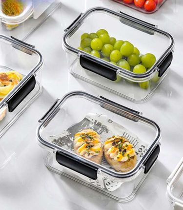 Food Grade Sealed Transpent Refrigerator, Fresh-keeping Kitchen J, Snack Box, Tea And Miscellaneous Grains Storage_voghion.com