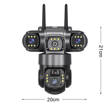 Security Cameras Solar 4G Outdoor Waterproof Ball Machine HD Monitoring Without Wiring Mobile Phone Remote Viewing Probe_voghion.com