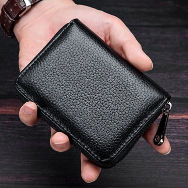 Men's Wallet Card Cases Card Bag Men's Anti-degaussing Multi-card Large Capacity Bag Women's Anti-theft Swipe Card Set Card Organ Bag_voghion.com