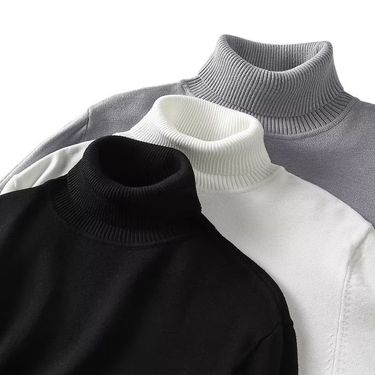 Men's Clothing sweater men's trendy semi-knitted sweater undershirt versatile youth_voghion.com