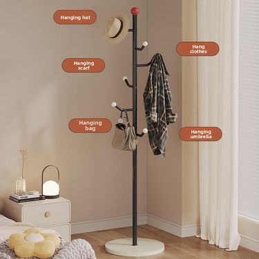 Coat New Model Floor-standing Rental House Bedroom Living Room Household Simple Clothes Rack Bag Hanger_voghion.com