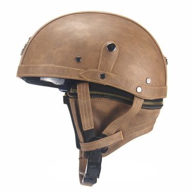 Beach Personalized Half Summer Pedal, Cruising Leather Helmet, All Year Round, Men And Women_voghion.com