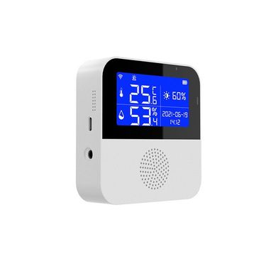 WiFi Tuya Smart Life LED Display Temperature Humidity Sensor Living Room Office Indoor Aquarium Water Temperature Detector Line_voghion.com