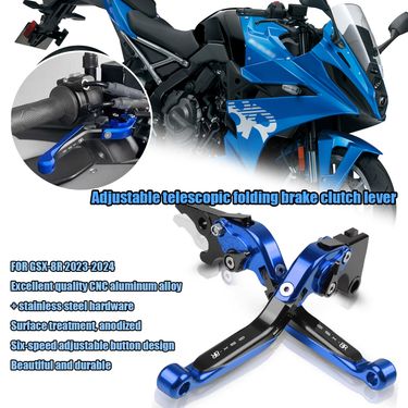 FOR GSX-8R GSX8R 2024 New Motorcycle parts CNC 6-speed adjustable retractable foldable brake clutch lever gsx-8r 2023-2024_voghion.com