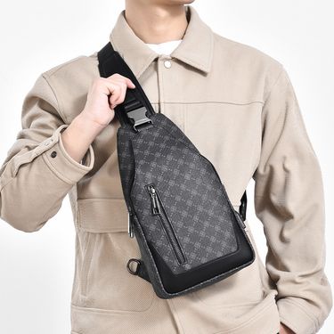 Chest New Men's Crossbody Trendy Brand Casual Small Diagonal Bag, Fashionable Shoulder Bag_voghion.com