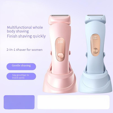 Epilator Hair Removal Device, Women's Double Head Shaver, Private Pubic Hair Trimmer, Electric Shaver, Women's Hair Removal Device_voghion.com