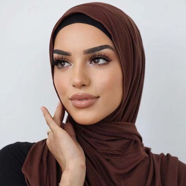 Unisex hot sale solid color modal scarf soft breathable monochrome mercerized cotton scarf women's bag headscarf_voghion.com