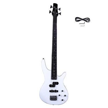 Exquisite Stylish IB Bass with Power Line and Wrench Tool White_voghion.com