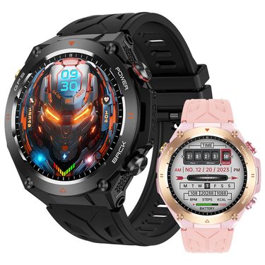 Unisex Smart Watch With Bluetooth Calling & GPS – Multi-Sport Fitness Tracker With Heart Rate, Blood Oxygen, Sleep Monitoring & Outdoor Tools_voghion.com