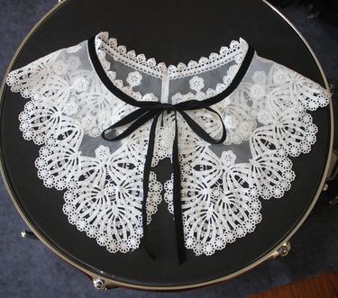 Mesh Embroidery Children's Decorative Collar_voghion.com