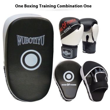 Children And Adults Set Combination For Combat Sanda Boxing Gloves Hand Foot Target Reaction Training Sparring_voghion.com