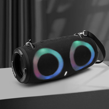 New War Drum 3rd Generation Bluetooth Speaker With RGB Color Light Outdoor Portable Waterproof Bluetooth Speaker_voghion.com