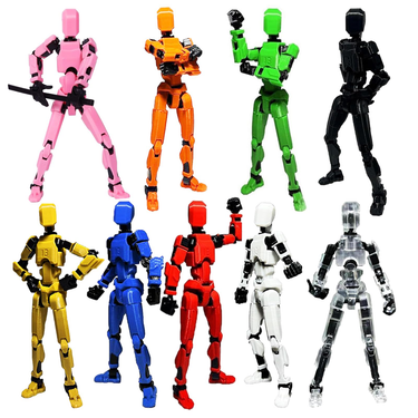 YOUEN New Assembly Completed-Titan 13 Action Figure,Dummy Robot 13 Action Figures Set,3D Printed Multi-Jointed Action Figures_voghion.com