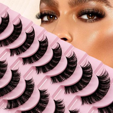 10 pairs of false eyelashes soft and thick whole_voghion.com