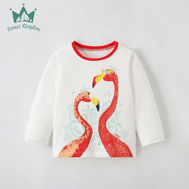 Children's Clothes Girls Long Sleeve T-shirt Autumn Round Neck Clothes_voghion.com