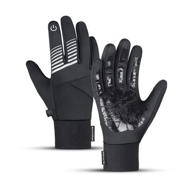 Outdoor new cycling gloves autumn and winter men and women warm touch screen thick cold and windproof ski sports gloves_voghion.com