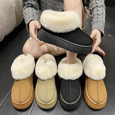 Woman Slip-On Adjustable Spring Autumn Indoor Warm Thermal Breathable Memory Foam House Shoes_voghion.com