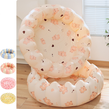 Pool & Accessories Kids Inflatable Pool Thickened Baby Swimming Pool With 100 Colorful Balls Indoor Outdoor Water Play Center_voghion.com