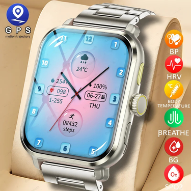 Women's Smartwatch GPS Tracking Bluetooth Call Voice Assistant 24-Hour Heart Rate Monitoring Exercise Waterproof Men'sSmartwatch_voghion.com