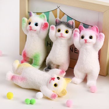 Foam Squishies Hands Up Cat Squeeze Music Decompression Toy Simulation Same Style Squeeze Decompression Vent Fat Cat_voghion.com